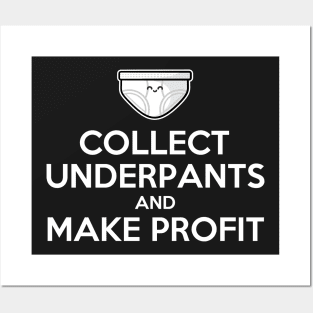 Keep Calm and Collect Underpants Posters and Art